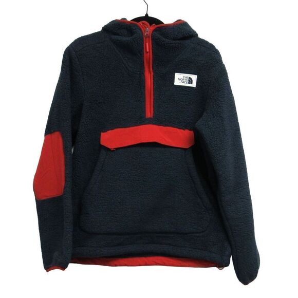 The North Face Mens Campshire Sherpa Fleece Hoodie Hooded Pullover
